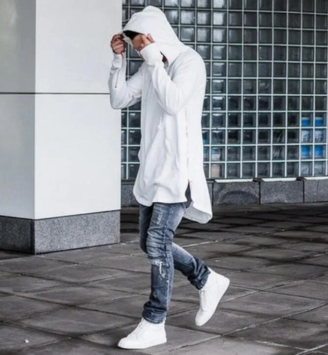 Oversized hoodie with side splits outlet