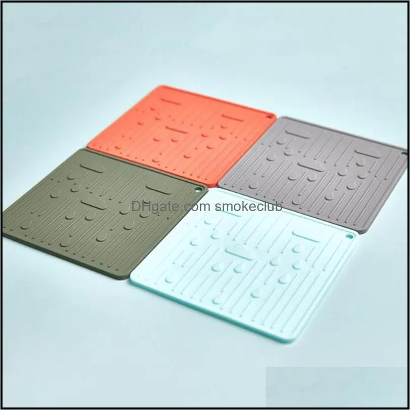 Paspaslar Pedleri Masa Dekorasyon Aessories Mutfak, Yemek Bar Ev Bahçe Pratik Bulut Geometrik Desen Set Basit Placemat Moda Combina