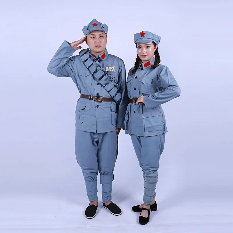 Uniforme militar anti-japonês do nordeste da década de 1940, 8 rotas, roupas de desempenho do exército, adulto, china, soldados do exército vermelho, roupas de algodão