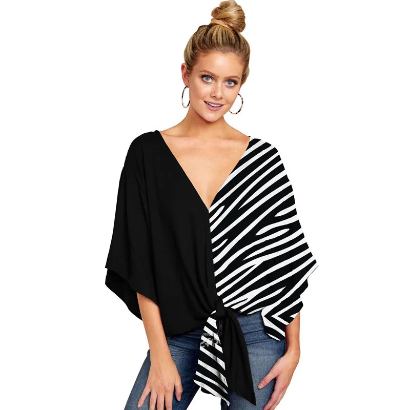 Blouse poncho top femme