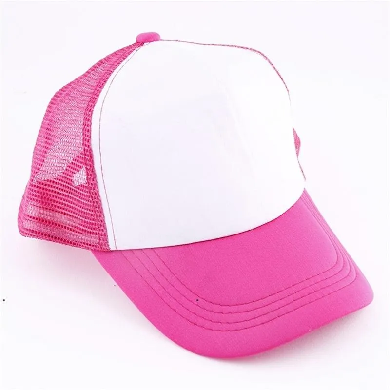 NewBlank Baseball Caps Customized Sublimation Blanks Hat Snapback Sunscreen Presenter för affärsverksamhet EWB5716