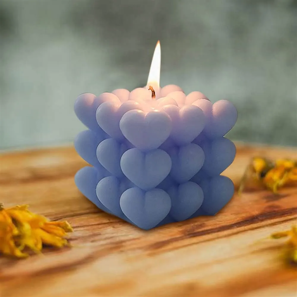 Multi Size 3D Rose Candle Mold, Flower Candle Mold, Candle Craft