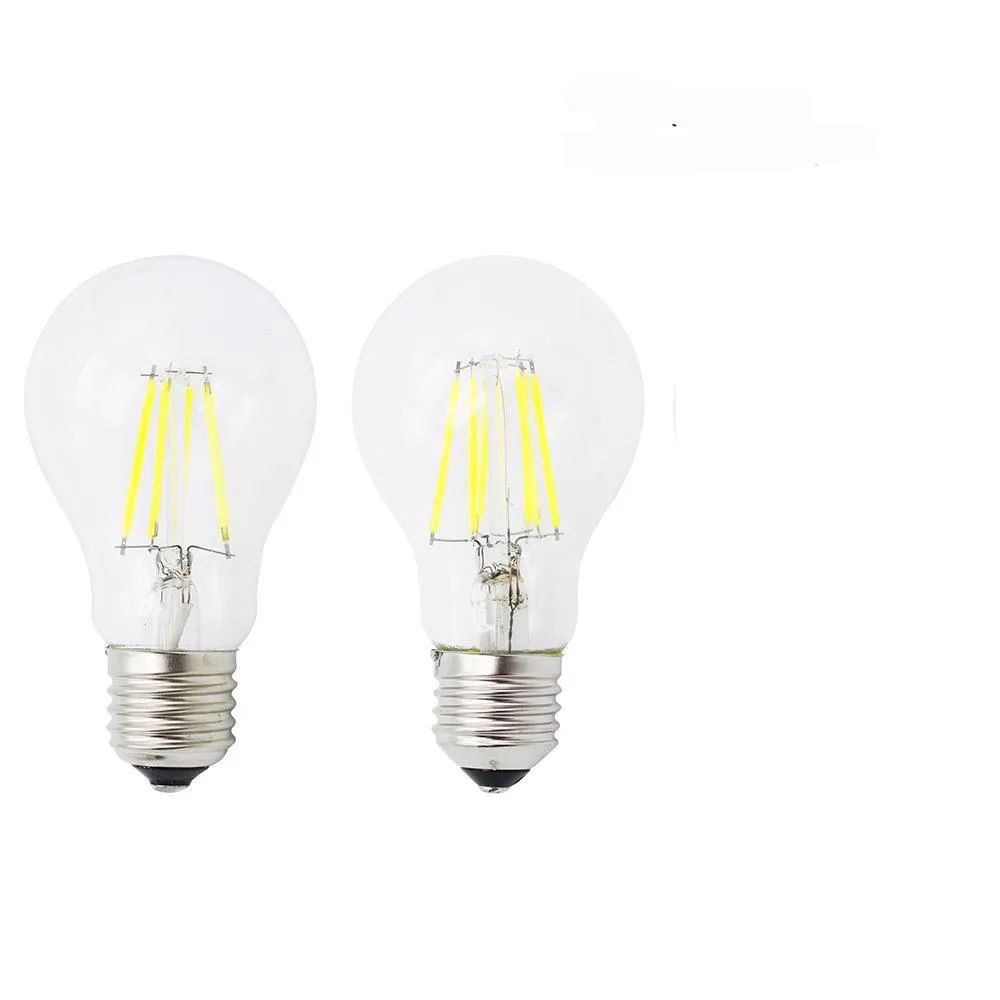 2021 Dimmbare LED-Lampen, Glühlampe, 4 W, 8 W, 12 W, 16 W, Hochleistungs-Glaskugelbirne, 110 V, 220 V, 240 V, Retro-LED-Edison-Lampe, Kerzenlicht