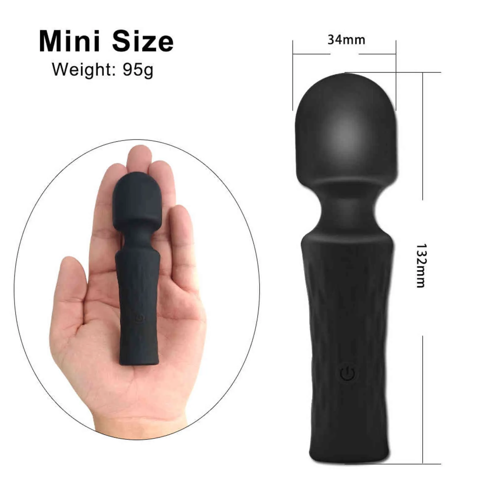 NXY Vibratoren 10 Modi Leistungsstarker Mini AV Vibrator Zauberstab für Frauen Klitoris Stimulator Weiblicher Masturbator G_voghion.com