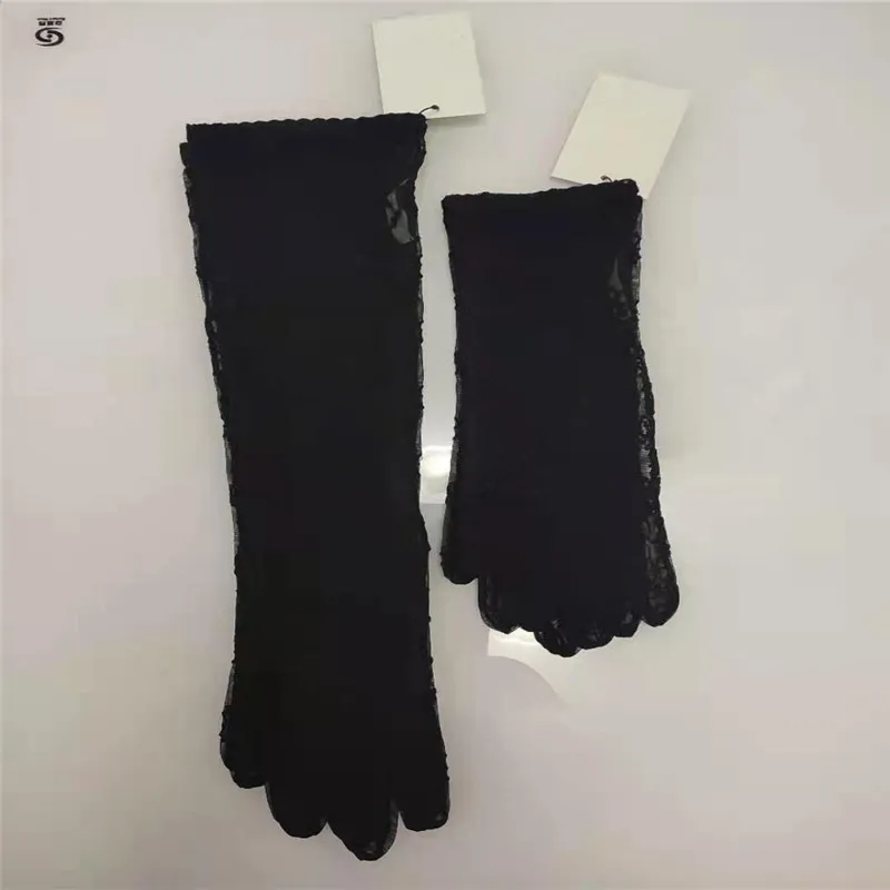 Dentelle Mariée Gants De Mariée Gants De Mariage Cristaux Accessoires De Mariage Gants En Dentelle Pour Les Mariées Cinq Fingerless Poignet Leng AM9a234C