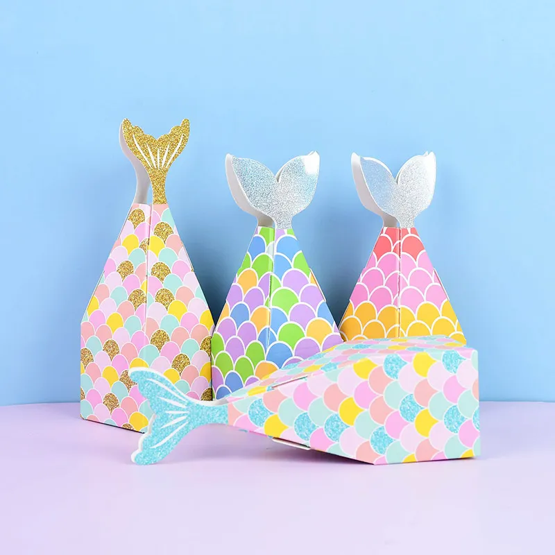 Mermaid Tail Paper Candy Boxes Popcorn Gift Bags... From Cat11cat, $17. ...