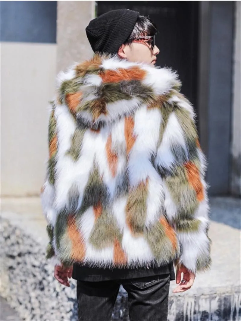 Fur coat jacket men online