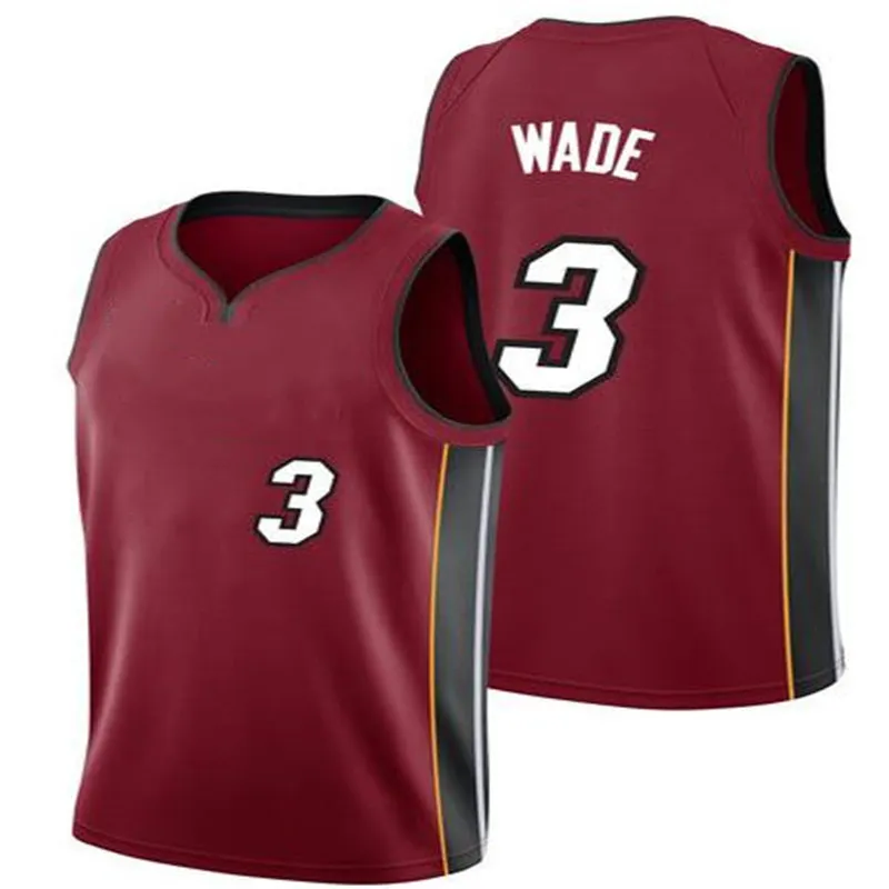 Basket 55 14 Dwyane 3 Wade Jersey Jimmy 22 Butler Tröjor Rosa Blå Män