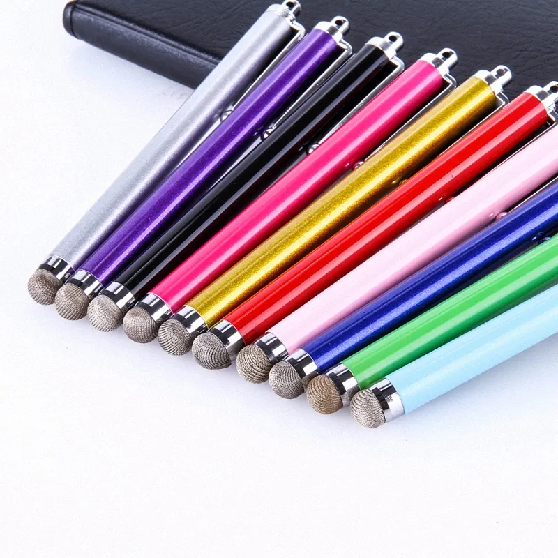 Fiber Stylus pen Capacitive Touch Screen Mesh Pens For Iphone XR XS 8 7 Smart Phone Tablet Metal