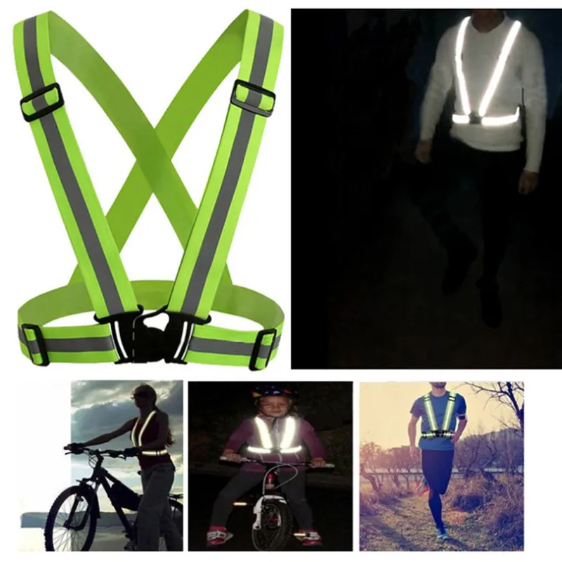 Wholesale Adjustable Reflective Safety Vest For Men And Women Enhanced Visibility Gear With Stripes For Safe Hiking Running Cycling And Walking Black 4x1.5cm From Parklondon 4.13 DHgate.Com
