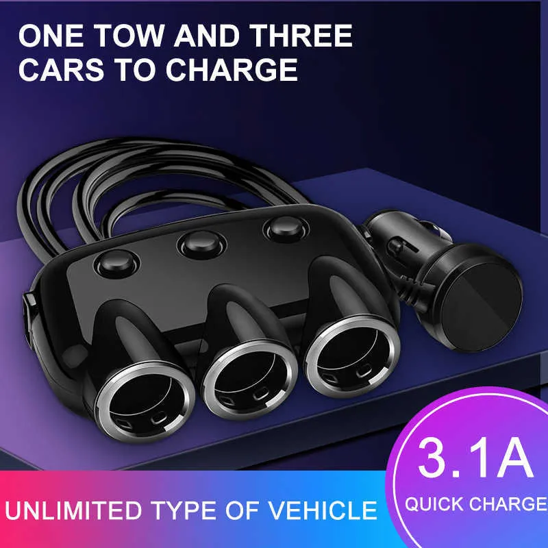 yantu cigarette lighter adapter Yantu 12V/24V 120W Black Auto Car Cigarette Lighter Adapter Socket Splitter  Converter with 5V 3.1A USB Car Charger and Blue LED from Dhgate Other Auto  Electronics
