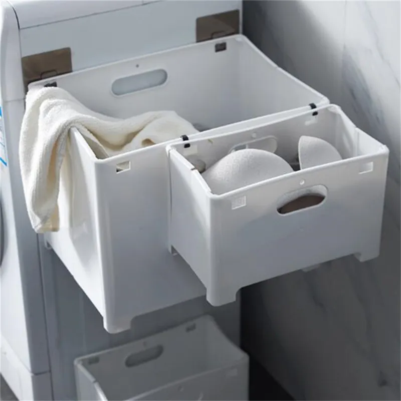 Cesto Portabiancheria Pieghevole Grande Capacità 33x33x40cm - Contenitore Impermeabile In Cotone E Lino Con Manici Per Vestiti E Giocattoli - 2