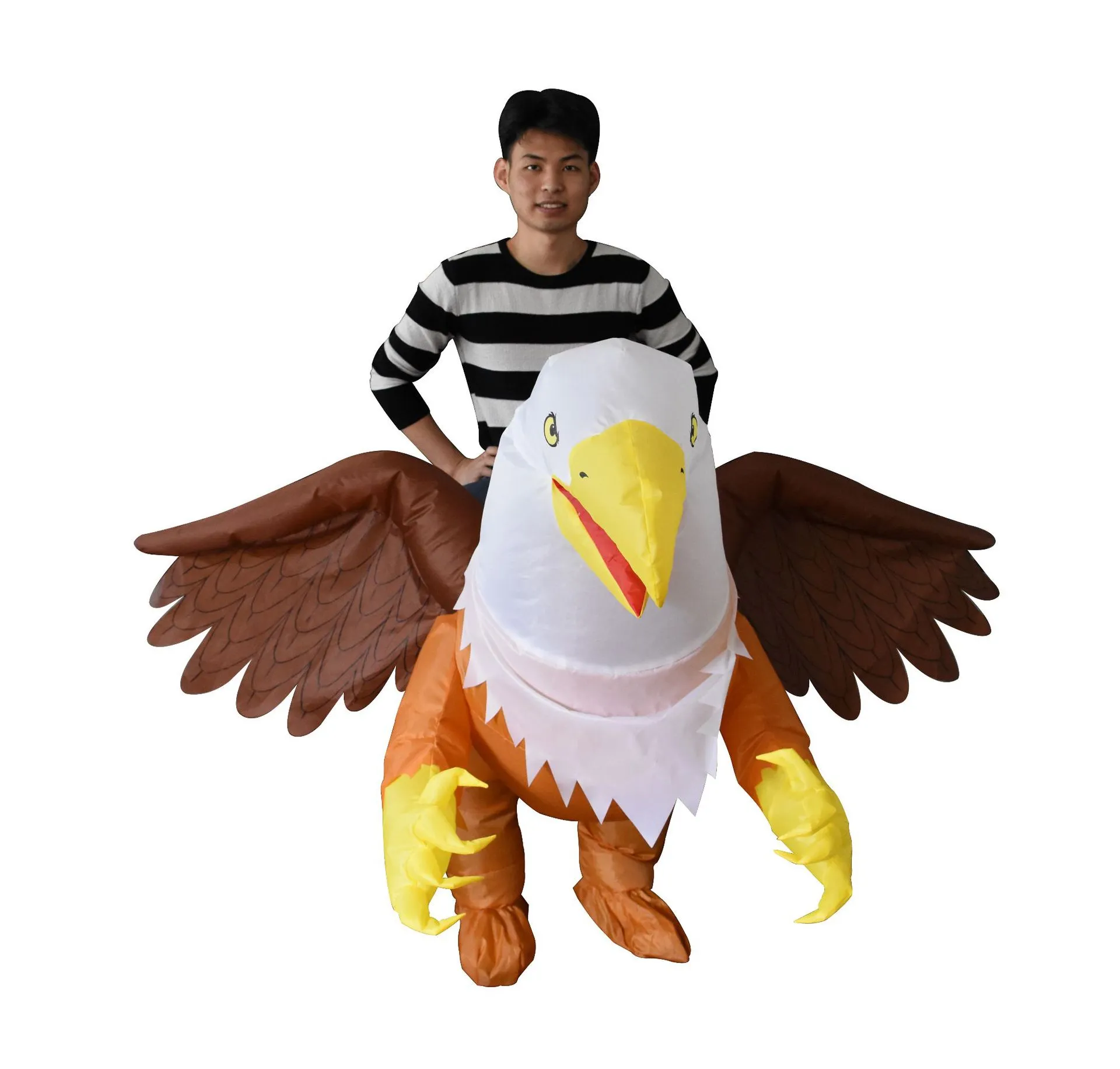 Costume da bambola mascotte Nuovo divertente costume gonfiabile Griffon Animal per adulti Halloween Party Suit Carnival Ride on Bird Costumi gonfiati