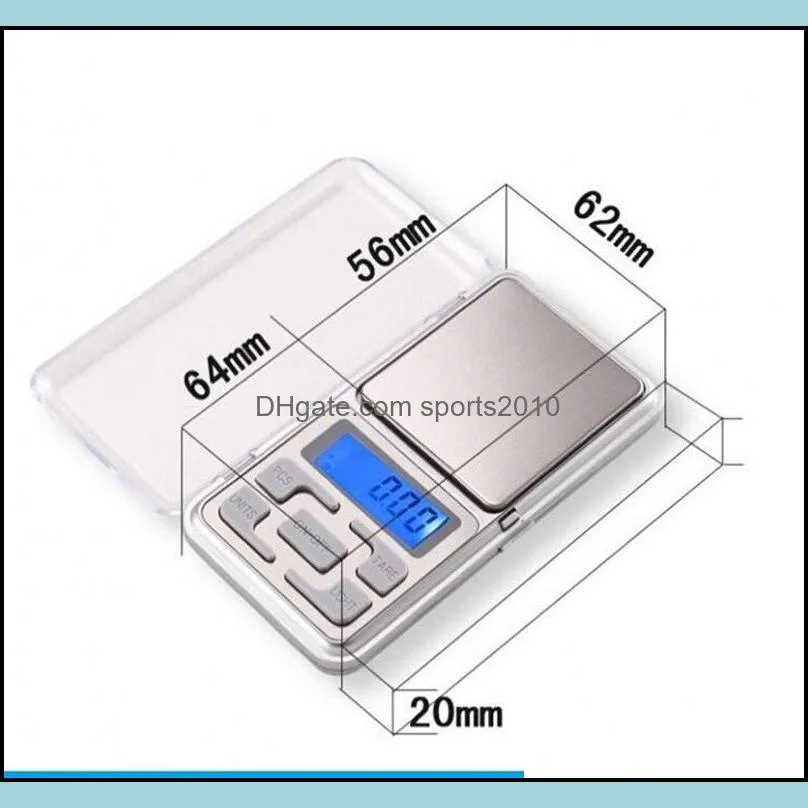 Electronic Pocket Scale 200g 0.01g Jewelry Diamond Scale Balance Scale LCD Display with Retail Package