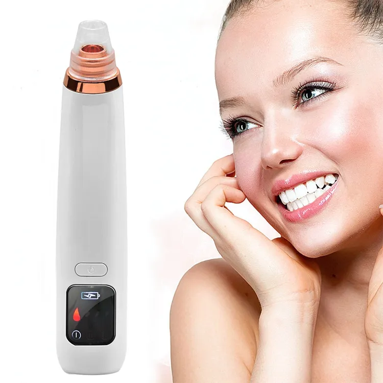 Factory Direct Elektrische Blackhead Remover Toepassing USB-oplader Verwarmde gezichtsporie Clean Zuig elektrische Dark Spot Removal Acne Cleanser Beauty Tool Gratis DHL