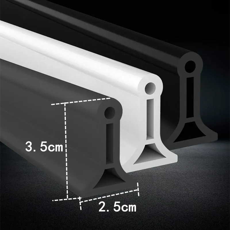 Perfil flexible de silicona de 160 cm para ducha o suelo del baño