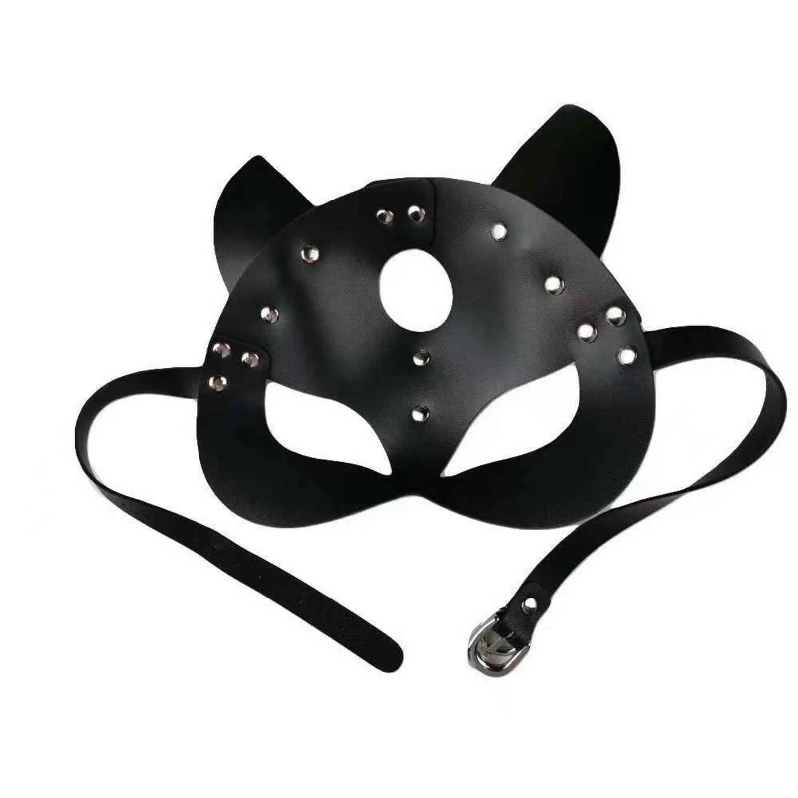 NXYSM Bondage BDSM Przenośne Faux Leather Sexy Maska Pełna Okładka Bondage Contains Slave Dog Head Hood Hood Flirting Headgear Para Sex Game Toy 1126