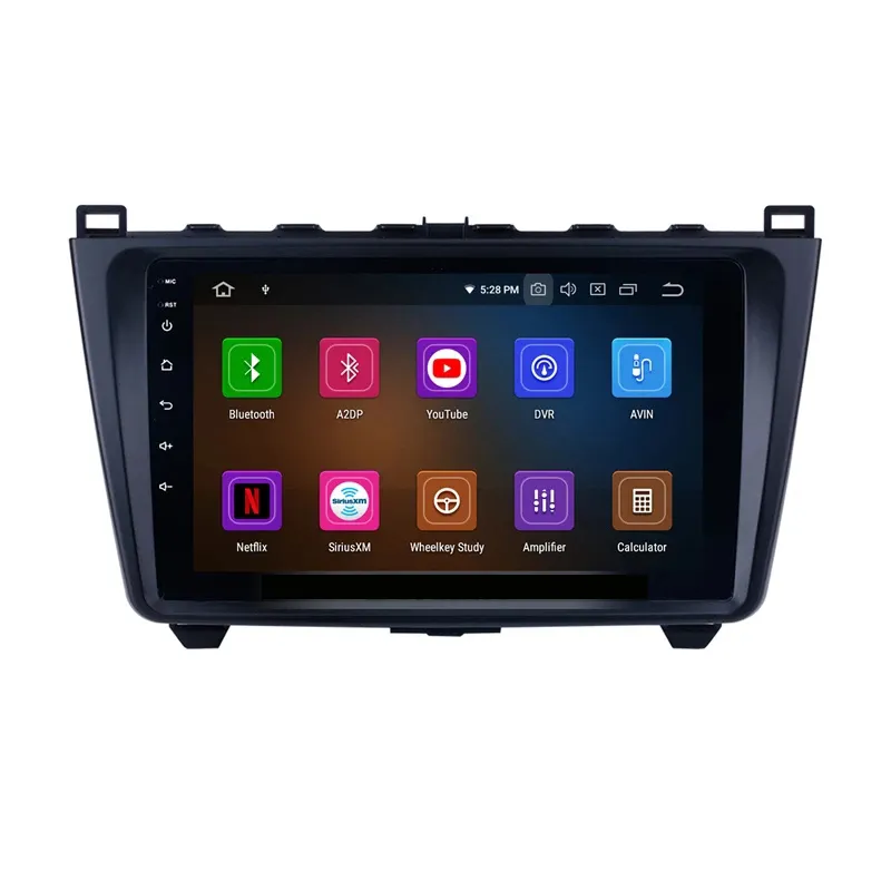 سيارة DVD Multimedia Palyer للفترة 2008-2015 Mazda 6 Ruiyi 10.1 Android HD كامل 1024 * 600 راديو شاشة Touchscreen