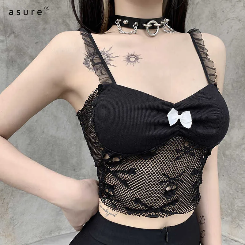 Traf Crop Tops For Girls Corset Camis Lace Bralette Y2k Women Gothic Clothing Vintage Aesthetic Sexy Chest Binder Bra 22516X 210712