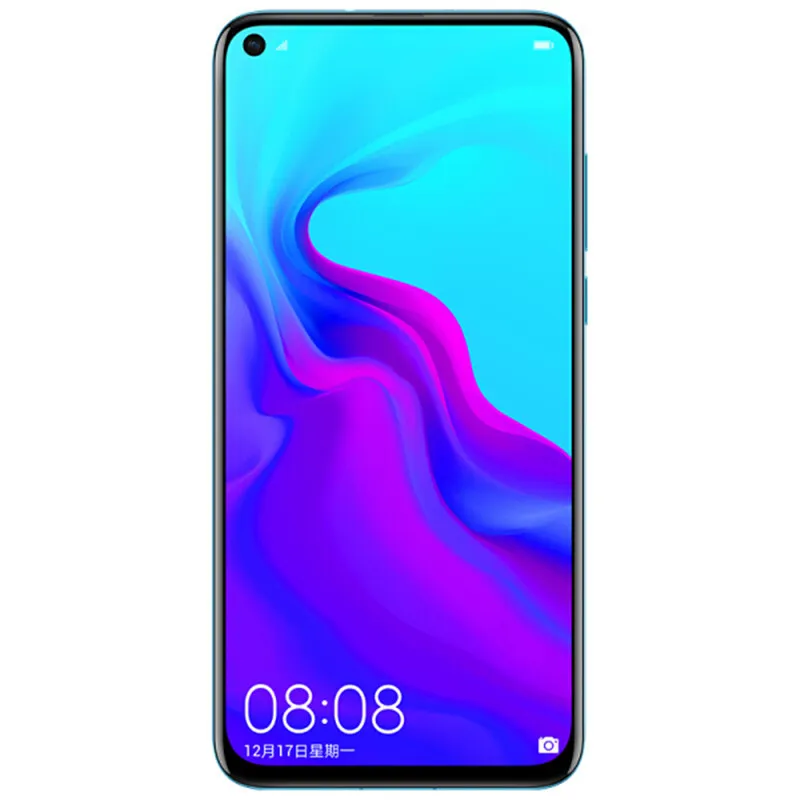 Оригинальные Huawei Nova 4 4G LTE Сотовый телефон 8 ГБ RAM 128GB ROM KIRIN 970 OCTA CORE Android 6,4 дюйма 25MP ID отпечатков пальцев ID Smart Mobile