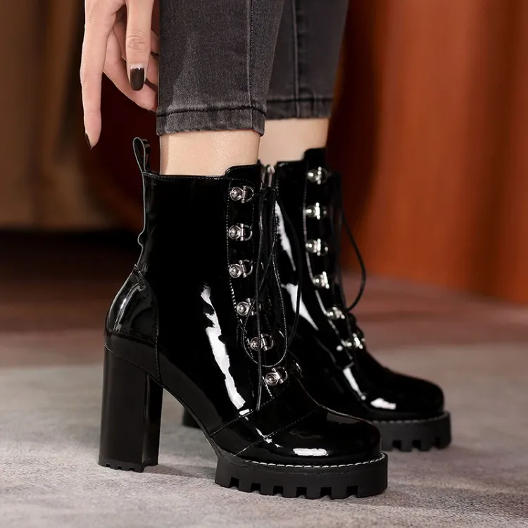 Block heel boots for ladies sales
