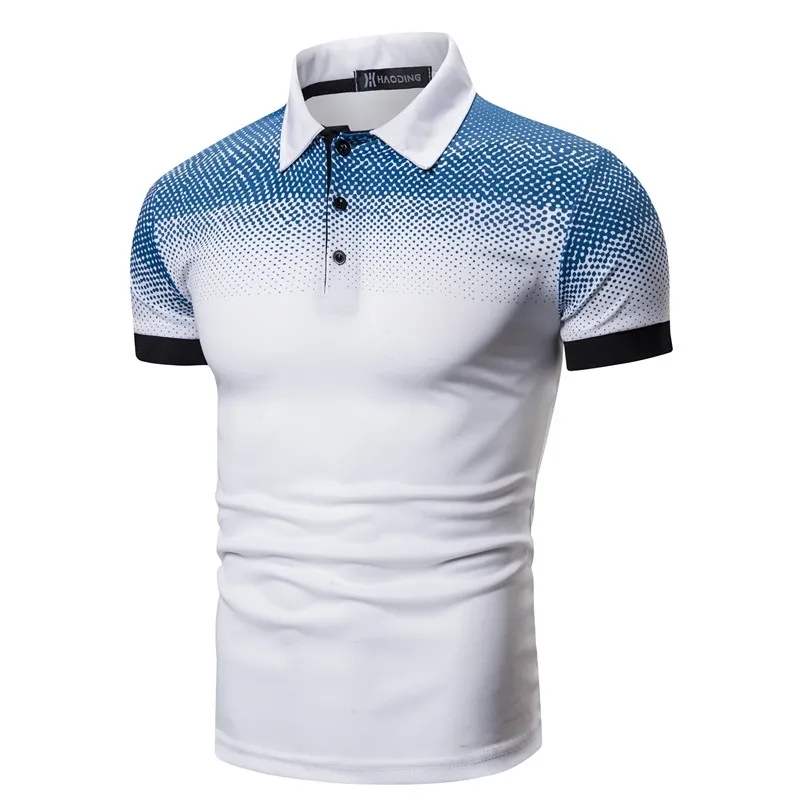 Fashion Men's Casual Polo Shirt Simple Style Fashion Polo Shirt 210707