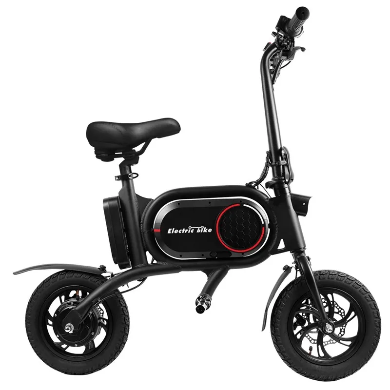 Электрический велосипед CS-P01 36V 6AH аккумуляторная батарея 350 Вт Мотор складки электрические велосипеды 12 дюймов шины Велосипед для взрослых EBIKE алюминиевая рама сплава включительно НДС [ЕС Insock] черный