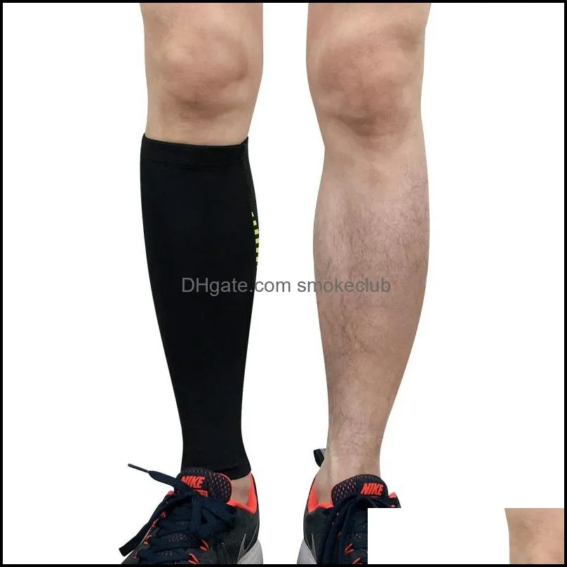 2Pcs/Pair Cycling Running Leg Compression Sleeves Calf Non-Slip Breathable Gym Yoga Shin Guards Sports Equipment 1664 Z2