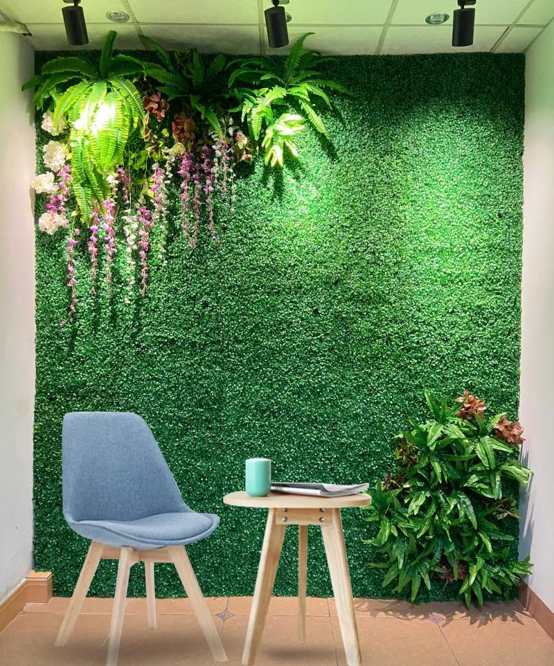 Artificial Plant Fake Plant Wall Lawn, Plastic Lawn, Decorative Home Plant  Wall, 40CM 60CM width Length 