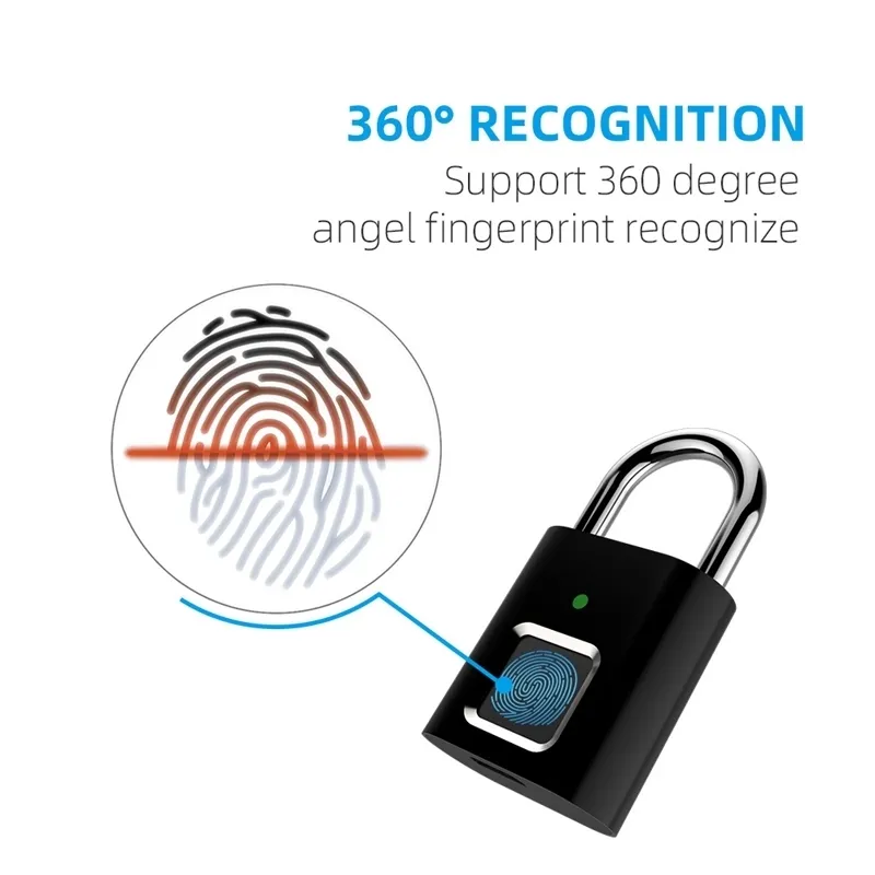 Fingerprint Padlock Smart Lock 8
