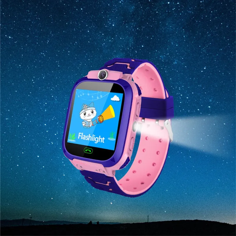 Top Quality Q12 Kids Smart Watches Lbs SOS À Prova D 'Água Rastreador SmartWatch para Kid Anti-Perdido Suporte Sim Compatível Compatível para Android iOS Telefone com caixa de varejo