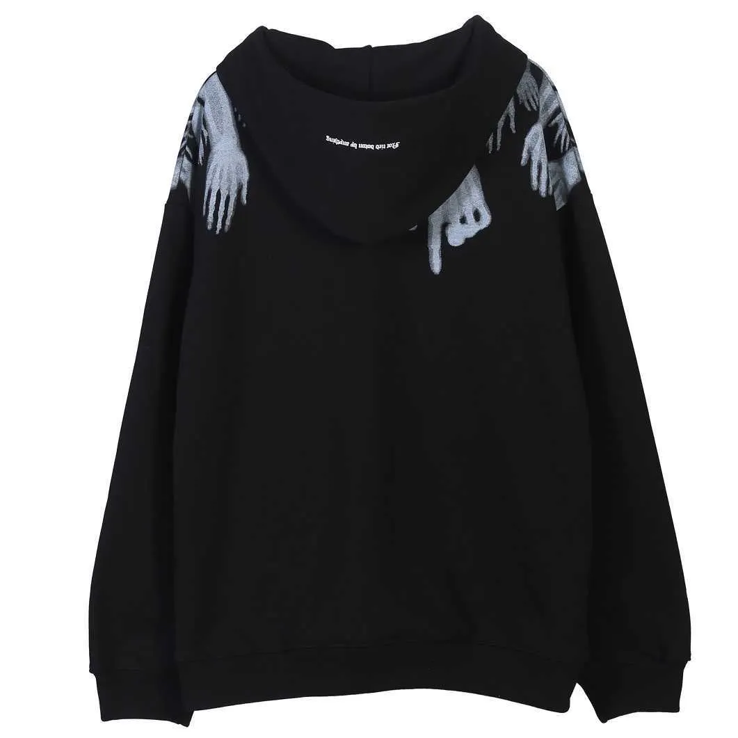 Hands Religion Sucks Print Fleece Hooded Sweatshirts Hoodies Hipster Hoodie Punk Rock Pullover Tops Casual Black Hoodie 210728 From 39 52 DHgate