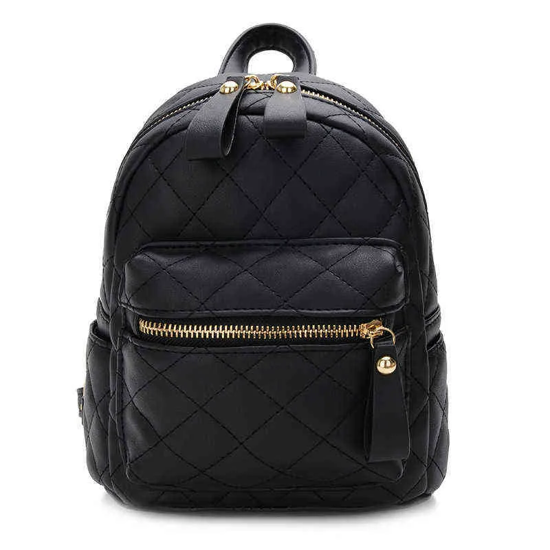 NIGEDU Vintage Embroidered Women's Backpack - Soft PU Leather Small Travel Purse, Black