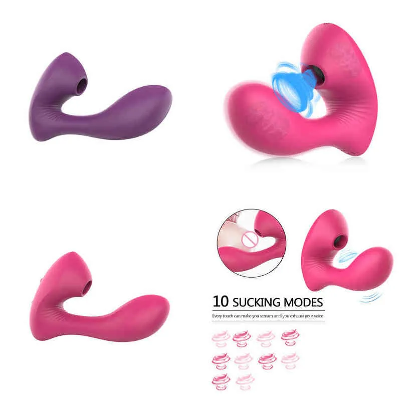 NXY Sex Toy Wibratory Kobiet 10 Speed ​​Wibracje Inhaler Zabawki Clitoris i Sutek Partner Dorosłych Produkty 1218