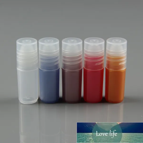 Rolo 3ml em garrafas para Óleos essenciais Perfume vazio PP Plástico DIY Lip Gloss Recipientes