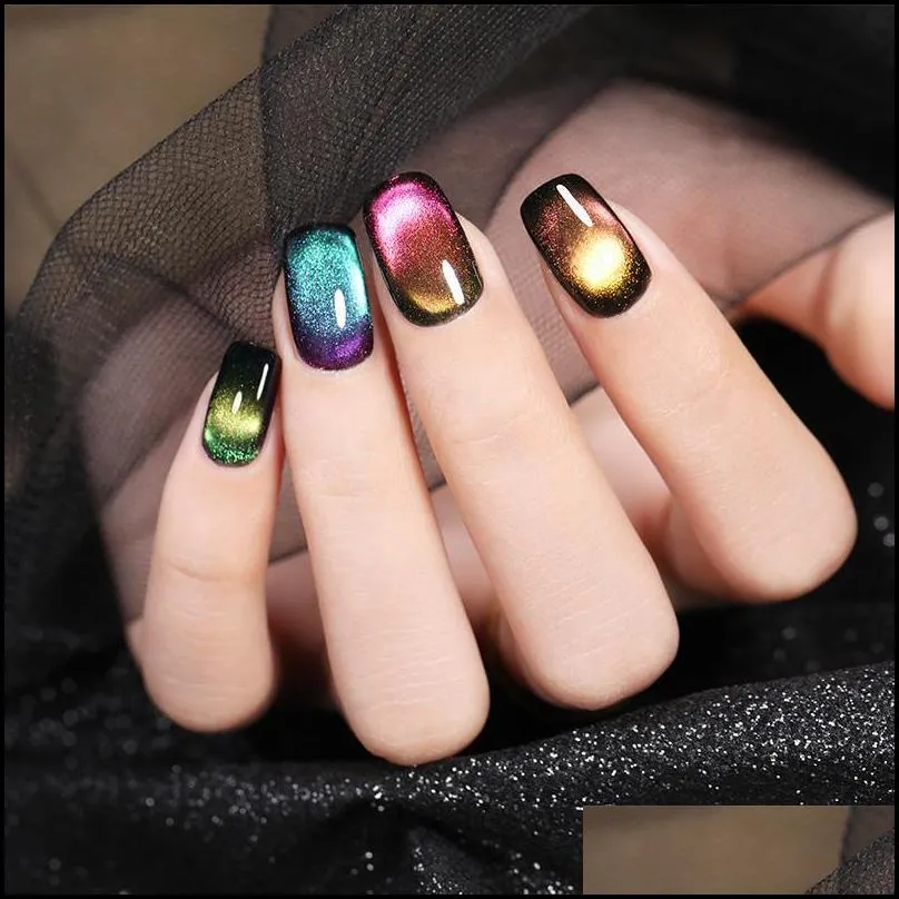 60 Colors Soak Off UV Gel Polish 5D 9D Magnetic Gel Manicure Nail Art Lacquer Varnish BORN PRETTY Cat Eye Gel Nail Polish