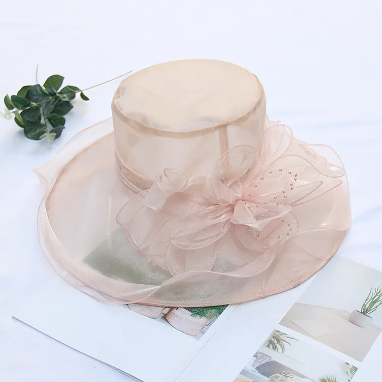 Cappello Derby Da Donna, Per Festa Del Tè, Abito Da Chiesa In Organza A - Foto 4