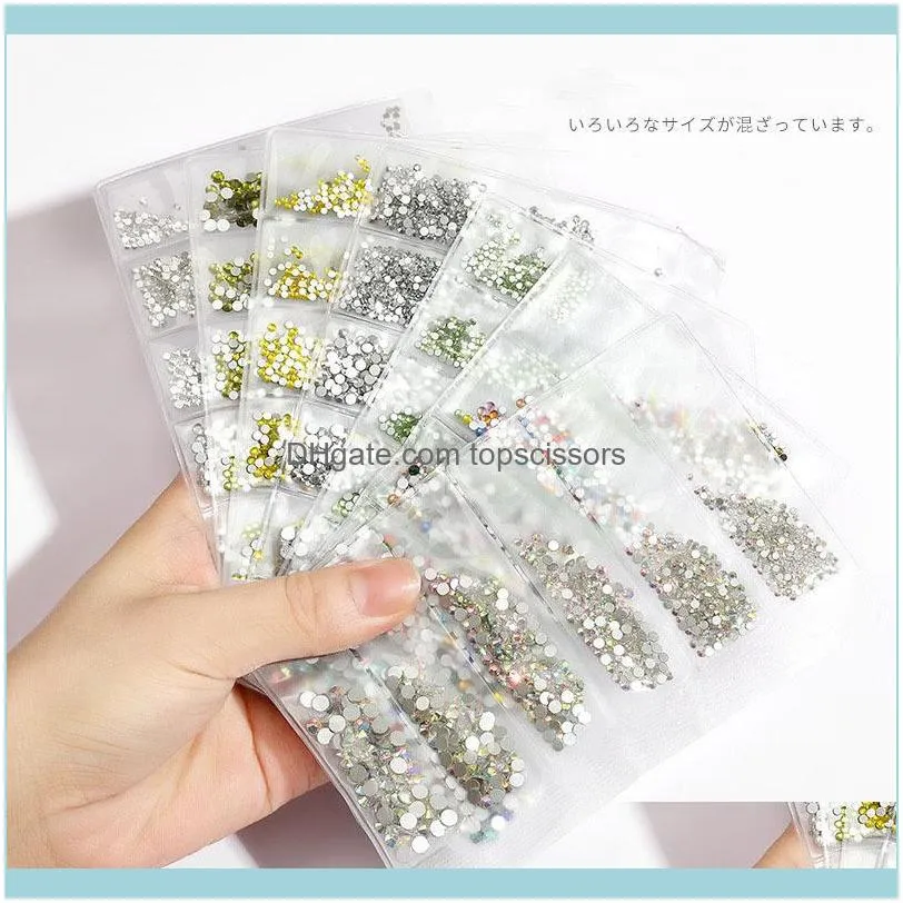 Nail Art Decorations Multi-size Crystal Manicure Rhinestones Decoration Strass Charms Stones For 3D Designs Nails Accessoires