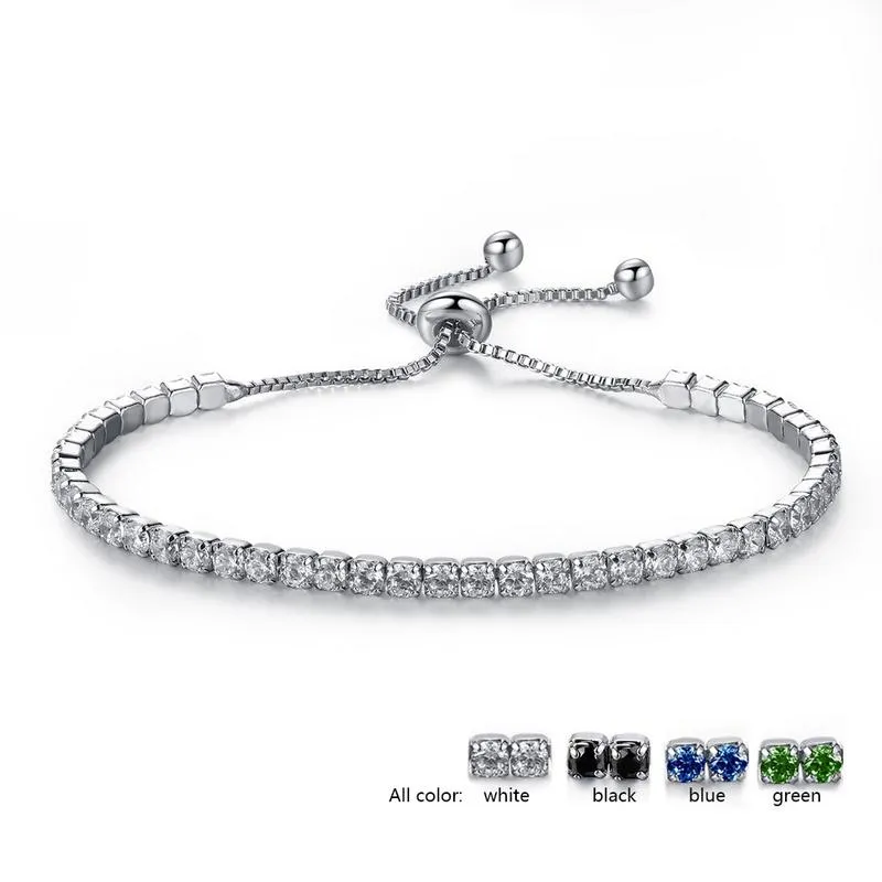 Bracelets d'amitié en strass pour femmes, bracelets d'amoureux, chaîne réglable, maillons, breloques féminines