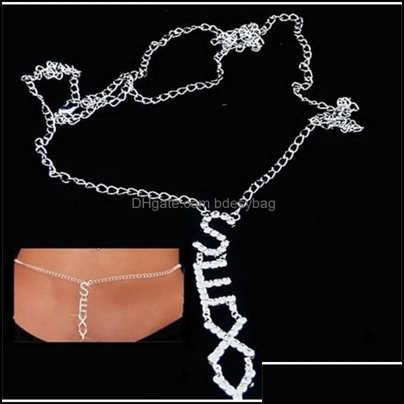 Gorgeous Wedding Belly Chain Silver Tone Heart Butterfly Rhinestone Waist Chain Belly Dance Chain Gifts Bridal Body Chains