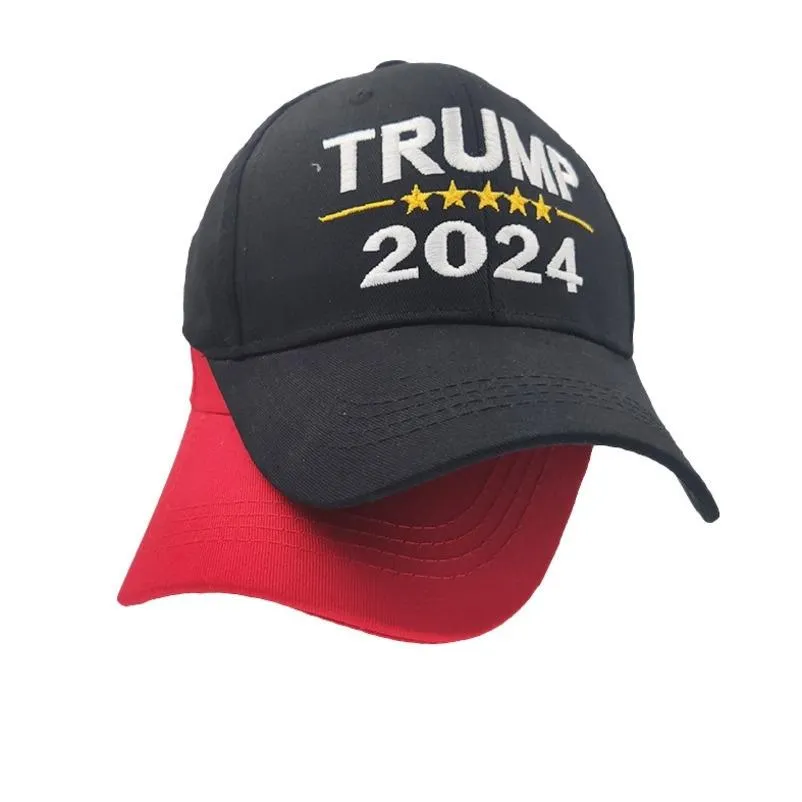 2024 Trump Hat Presidential Election Letters Printed Baseball Caps For Men Women Sport Adjustable Trump USA Hip Hop Peak Cap Head Wear ottie