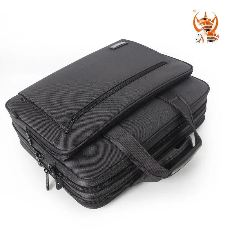 노트북 컴퓨터 남자 비즈니스 크로스 여행 방수 용량 바디 캐주얼 어깨 서류 가방 대형 핸드백 가방 옥스포드 KVQOB