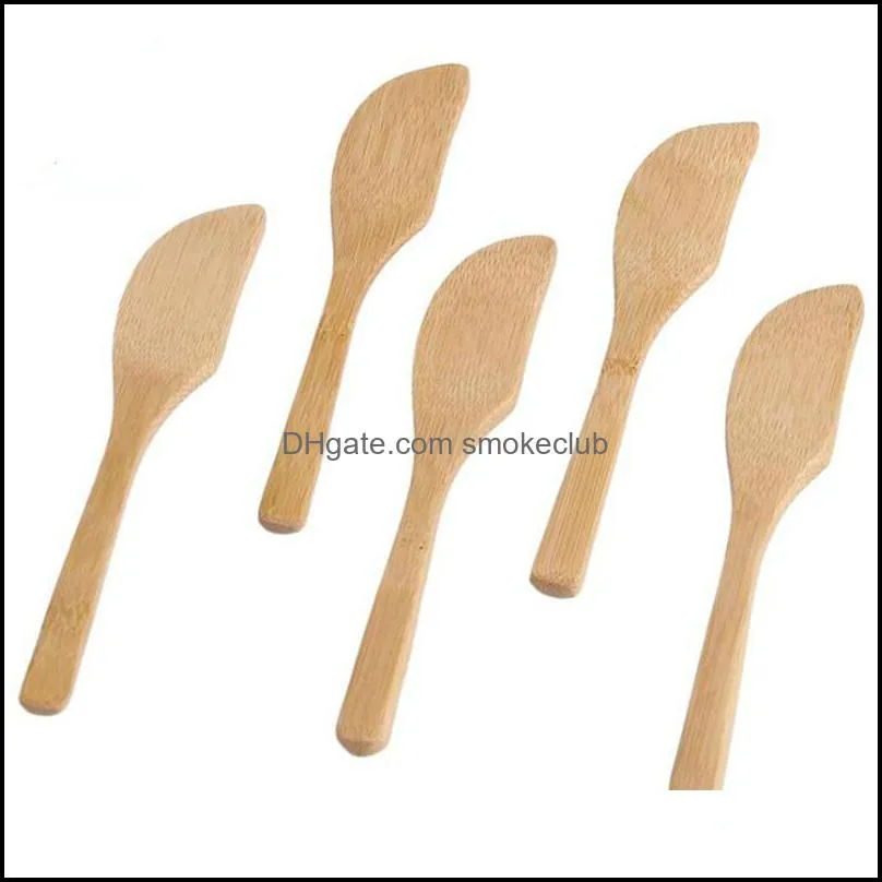 Kitchen Tools Wooden Butter Knife Pastry Cream Cheese Cake Knives RRD6795