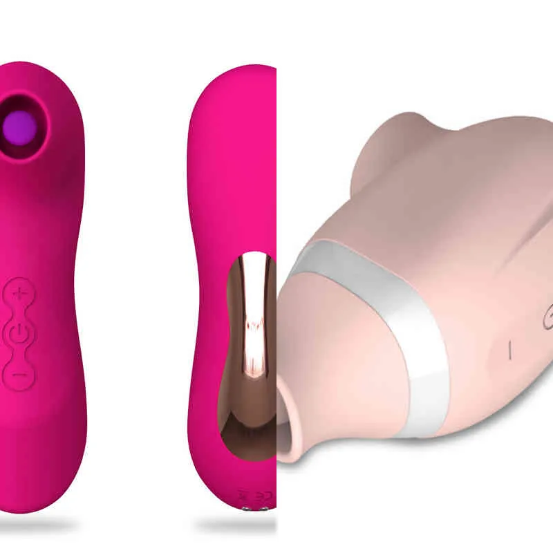 Nxy Vibrators Sex Clit Sucker Vibrator Nipple for Women Men Dildo oris Stimulator Pussy Oral Blowjob Etotic Toys Adult Couple 1221