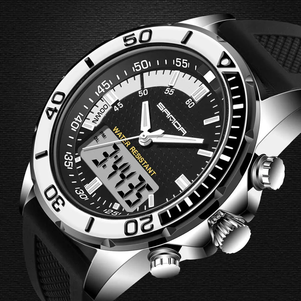 トップブランドメンズデジタルウォッチGタイプ耐衝撃ミリタリースポーツクォーツ腕時計ファッション防水電子時計メンズレオリオG1022