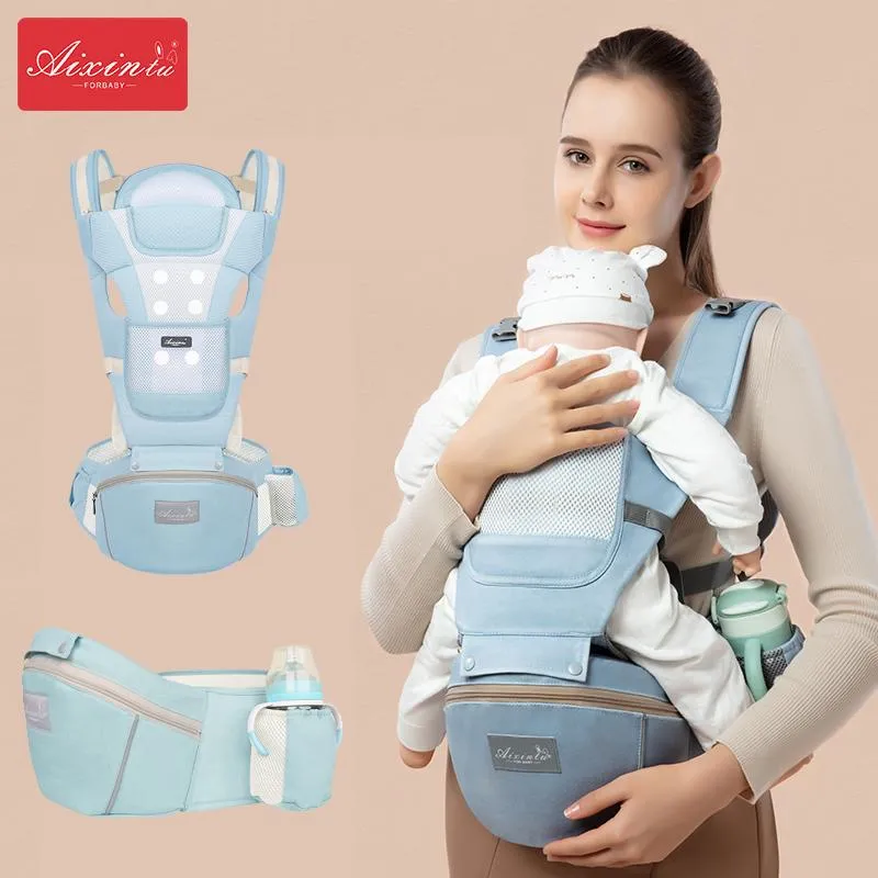 Carriers, Slings & Backpacks Portable Baby Sling Hip Seat Carrier 0-36M Waist Stool Borns Ergonomic Comfortable Backpack Front Facing Pouch