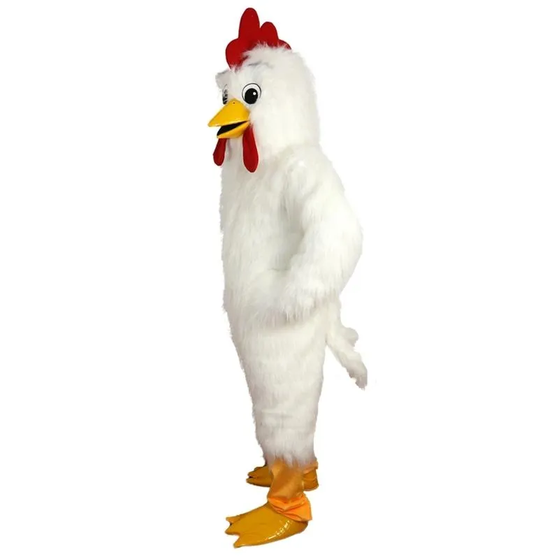 Blanc aigle oiseau poulet mascotte costumes noël Halloween tenue déguisement costume Ship244N