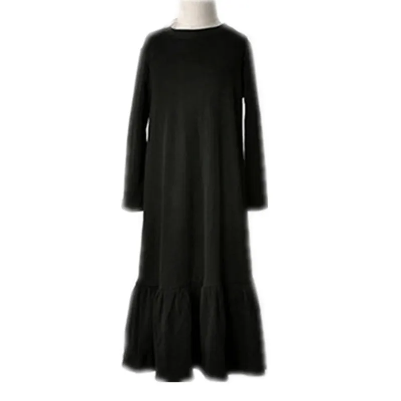 Kids long sleeve solid black flare casual maxi dress for girls 3 to 16 years old from Dhgate Girl's Dresses - price 41.48 Kids long sleeve solid black flare casual maxi dress for girls 3 to 16 years old from Dhgate Girl's Dresses - price 41.48