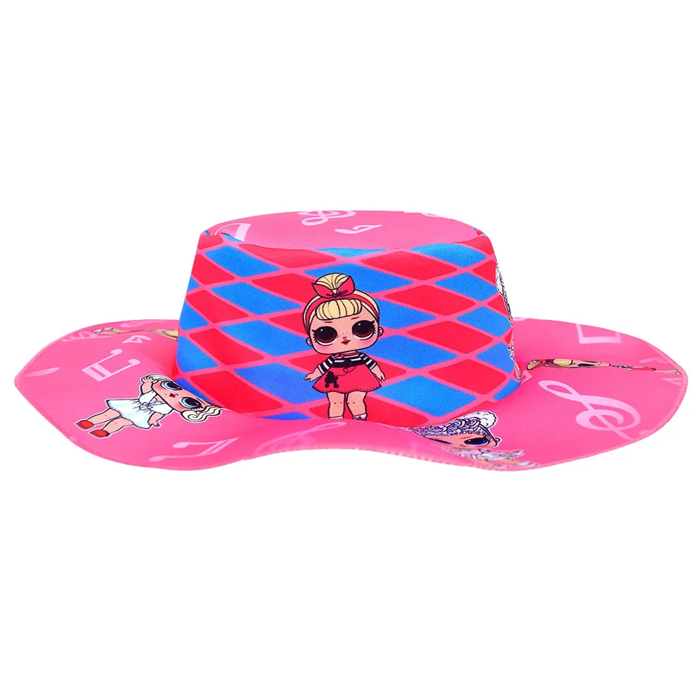 Wholesale Designer Baby Pink Bucket Hat Amazon Cartoon Doll Round