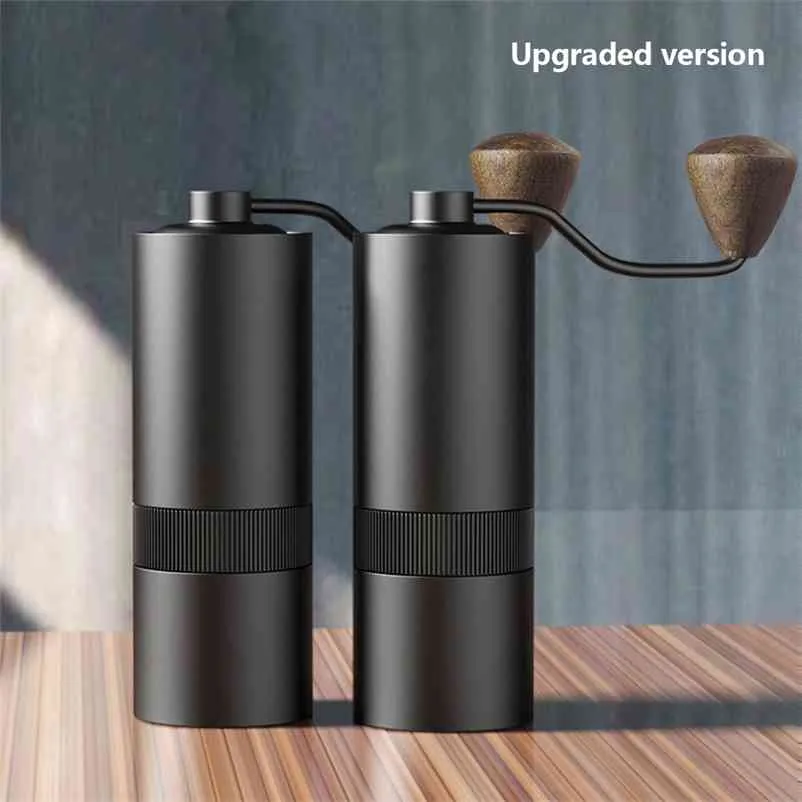 Mini Coffee Grinder Hand Manual Portable Handmade Bean Burr Grinders Mill Kitchen Easy Clean Gadgets 210609